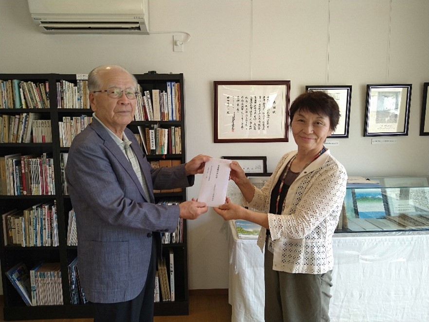 東近江市社会福祉協議会の善意銀行への寄付金の贈呈